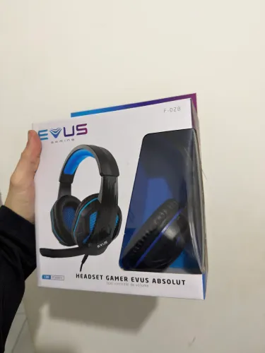 Headset Gamer Evolut Azul P2 Para PC PS4 Xbox