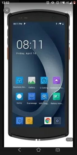 Coletor de dados urovo dt50 android chip duplo