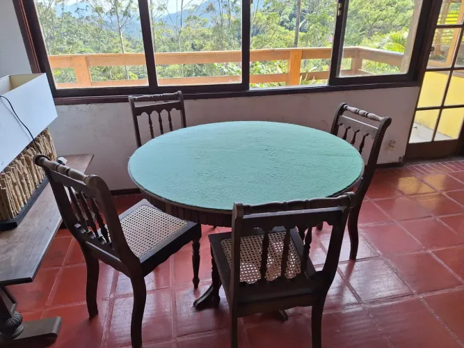 Mesa jogos madeira