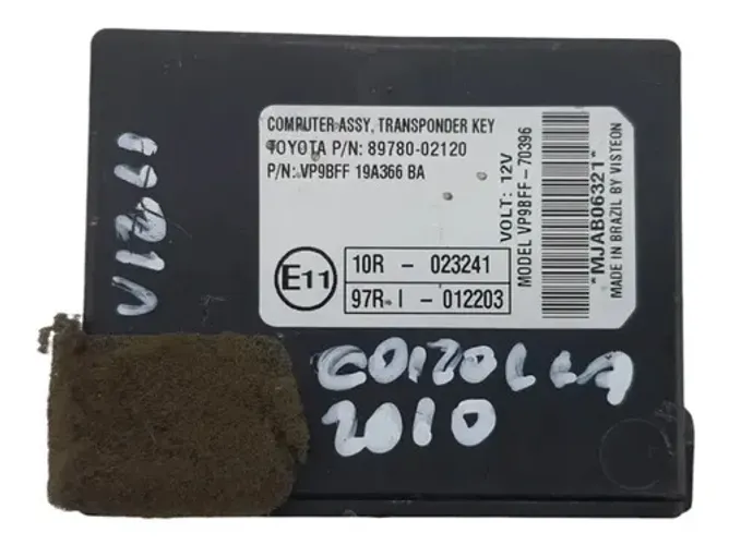 Mód Alarme Antifurto Toyota Corolla Xei 1.8 Ano 2010 V1211