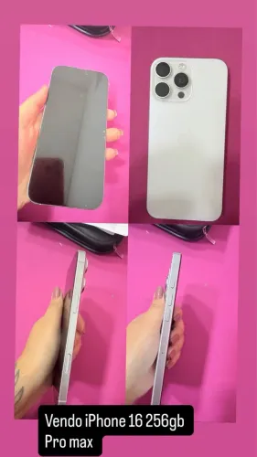 iPhone 16 pro max 256 branco