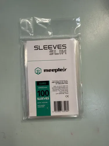 Sleeves slim (59X92mm) 200 sleeves (dois pacotes)