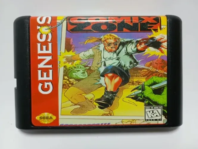 Comix Zone Mega Drive Genesis Chipado Novo