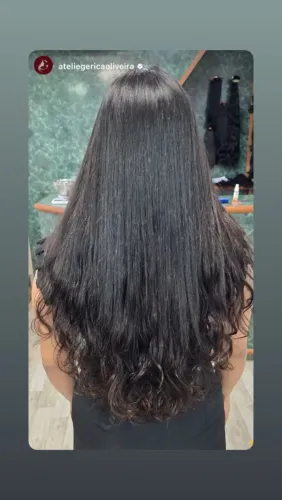 Cabelo humano vietnamita colecionado