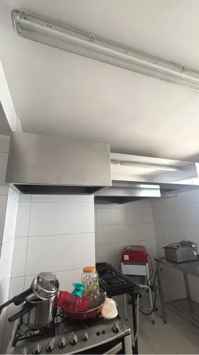 Exaustor e dutos de inox