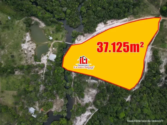 Sitio com 37.125.658 m² na Br 174, Km 23 - Ramal das Pedreiras