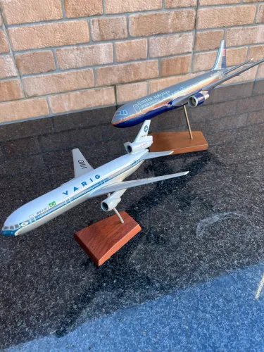 Maquete resina aviação