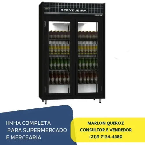 Cervejeira 2 Portas de Vidro Industrial Polo Frio