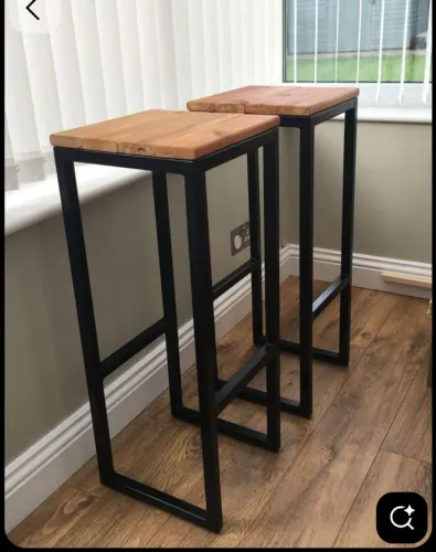 Banquetas estilo industrial