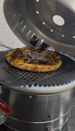 Forno para pizza e esfiha a gás Paulistano P40 digital - Leia o anúncio