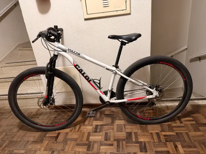 Bicicleta Caloi Branca Aro 29