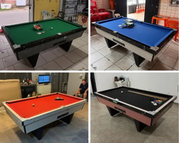Mesa de Sinuca Pronta para Uso