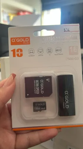 Cartão de memória 16gb