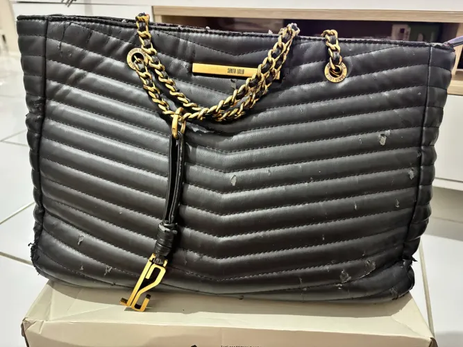 Bolsa Grande Preta Santalolla