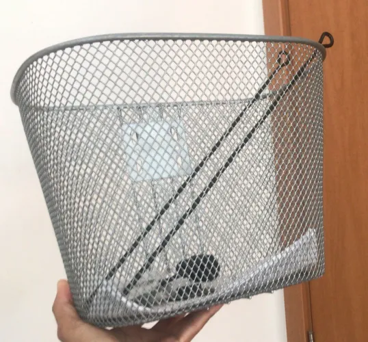 CESTINHA DE BICICLETA DIANTEIRA - NOVA, NUNCA USADA