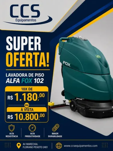 Lavadora de Piso Alfa Fox