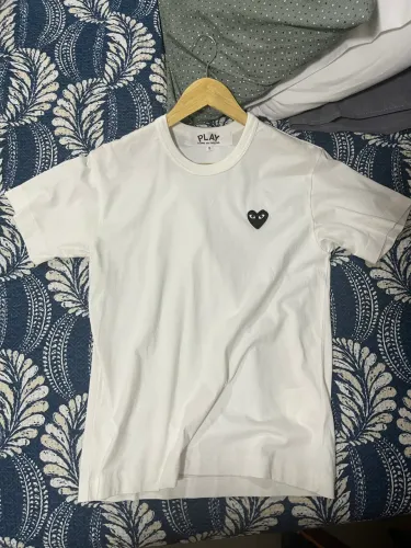 Cdg branca black heart