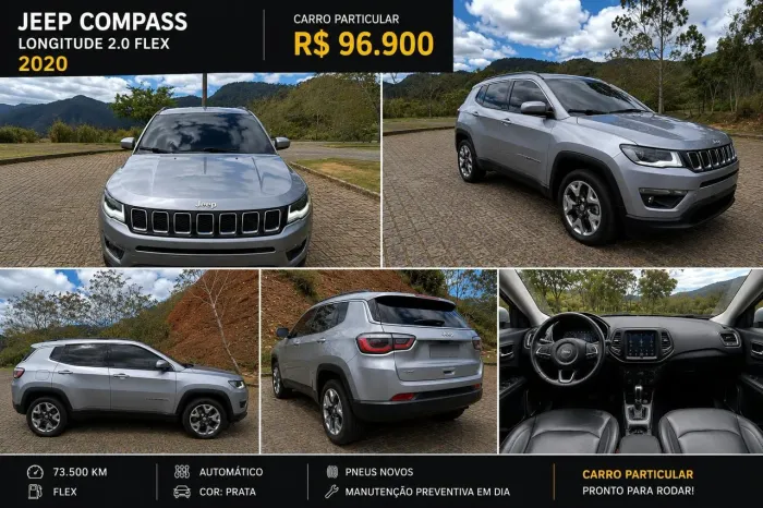 Jeep Compass Longitude 2.0 4X2 Flex 16V Aut. 2020