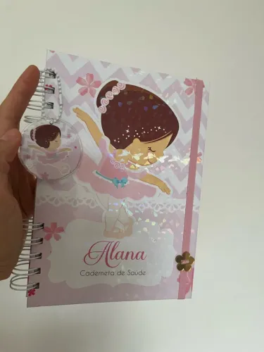 Caderneta de vacinação infantil personalizada 