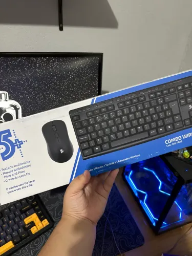 Kit Teclado e Mouse Wireless 