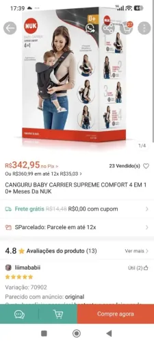 Canguru Baby Carrier