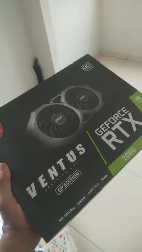 Placa de vídeo MSI 2060 RTX!