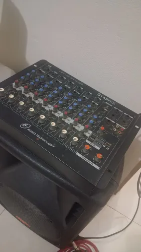 Mesa de som starmix da LL 8 canais