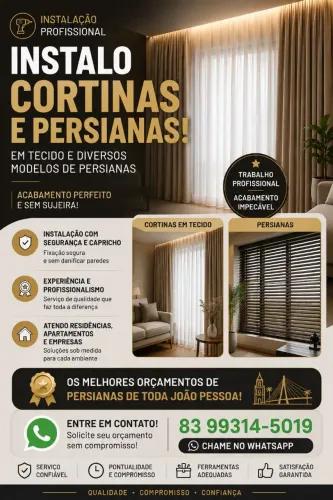 Instalador de cortinas