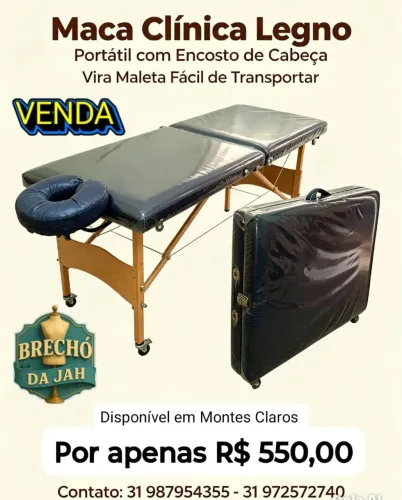 Maca Legno portátil para fins terapêuticos, clínicos e estéticos