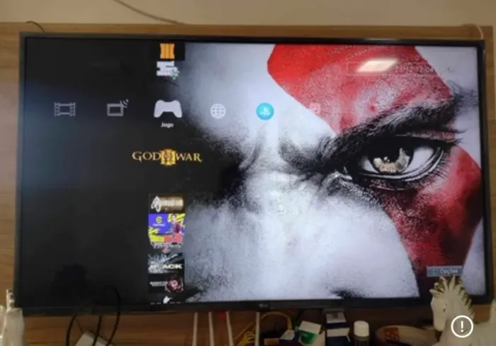 PS3 COM 400 JOGOS + 2 CONTROLES (ENTREGA GRÁTIS)