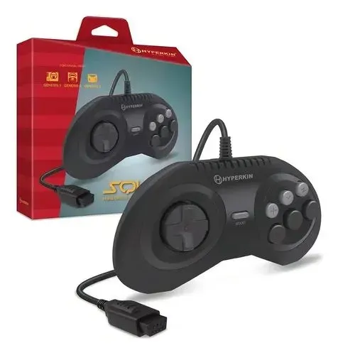 Controle Hyperkin "Squire" Premium Sega Mega Drive Genesis/MegaRetroN HD (lacrado)