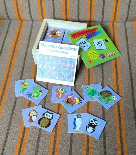 Jogo da Memória - Animais e Filhotes