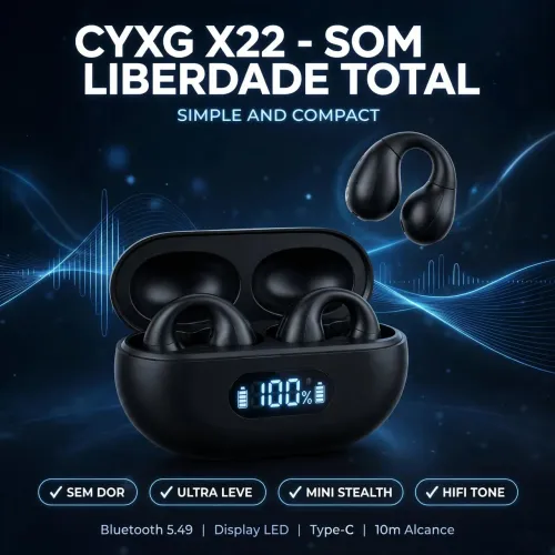 Fone de ouvido sem fio mine x22