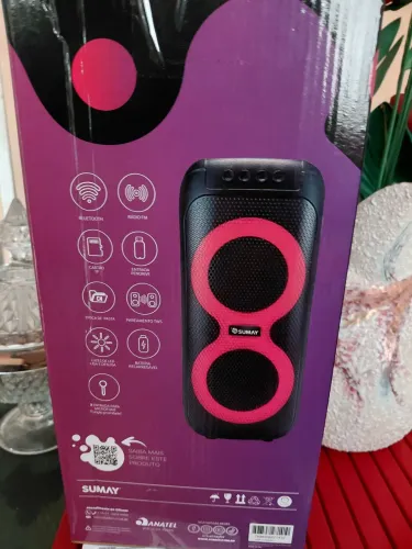 Caixinh de som,pequena sumay slim box