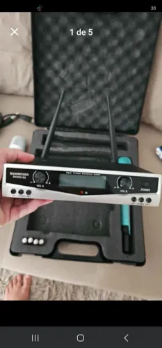 Microfone semi novo top de linha