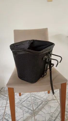 cesto para transporte de pet em bicicleta