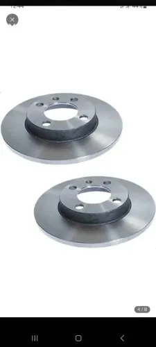 Par de discos de freio dianteiro linha Volkswagen g1 ao g4