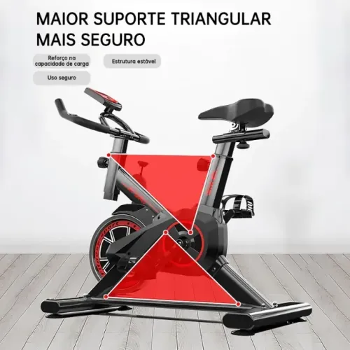 Bicicleta Bike Ergometrica Spinning Academia Fitness Profissional 120kg volante 10kg