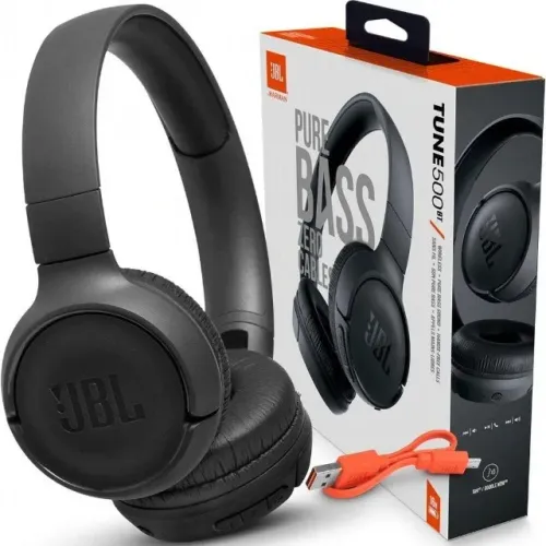 Fone JBL Tune 500 - Novo, Lacrado com Nota Fiscal (Som Pure Bass)