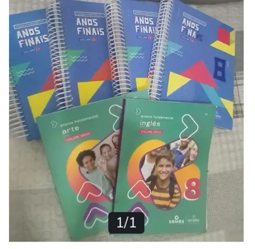 Kit de livros editora SOMOS AMPLIA 8 ano