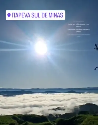 lindo terreno a 1350 metros de altitude com visão panorâmica em Itapeva-MG