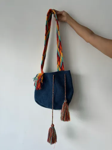 Bolsa crochê colombiana