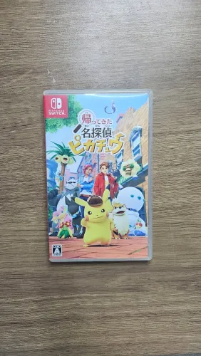Jogo Detetive Pikachu Nintendo Switch Usado Ref 0490