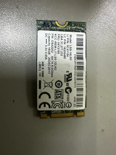 SSD mSATA (Mini SATA) 16GB