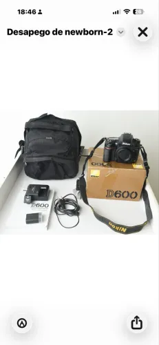 Vendo câmera D600 usada .