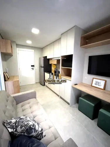 Flat mobiliado 1 dormitório | Condomínio Verdana | Jardim Prudência