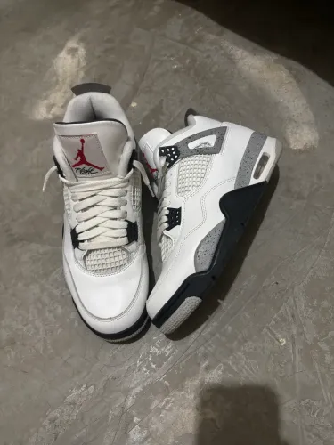 Air Jordan 4 white cement 41BR