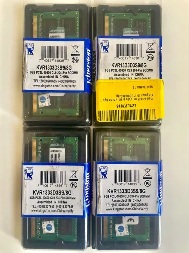 Vendo memórias kingston 8gb