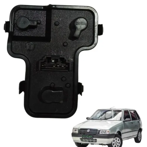 Soquete Circuito Lanterna Esquerda Fiat Uno Mille 2005/2006 Preto