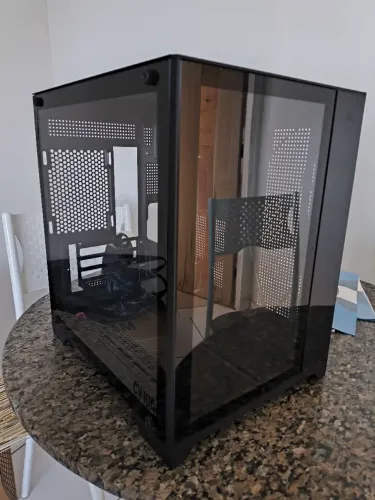 Gabinete Gamer Mancer CV100, Mid-Tower, Lateral De Vidro, Preto, MCR-CV100-BK